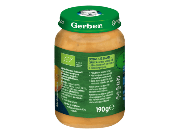 Gerber kašica za bebe s mangom, bundevom, dunjom i zobenim pahuljicama_bop1