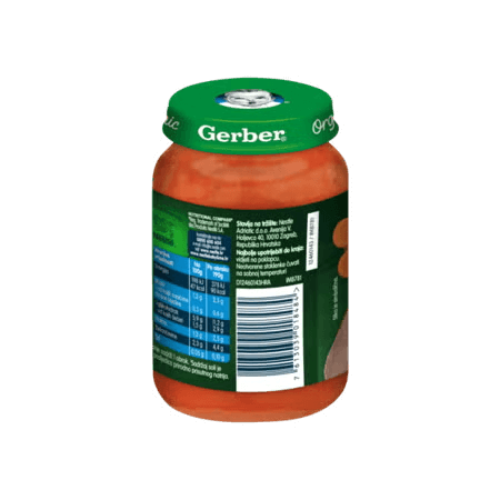 Gerber kašica za bebe i malu djecu s povrćem, teletinom i krumpirom, od 6 mjeseci, 190g