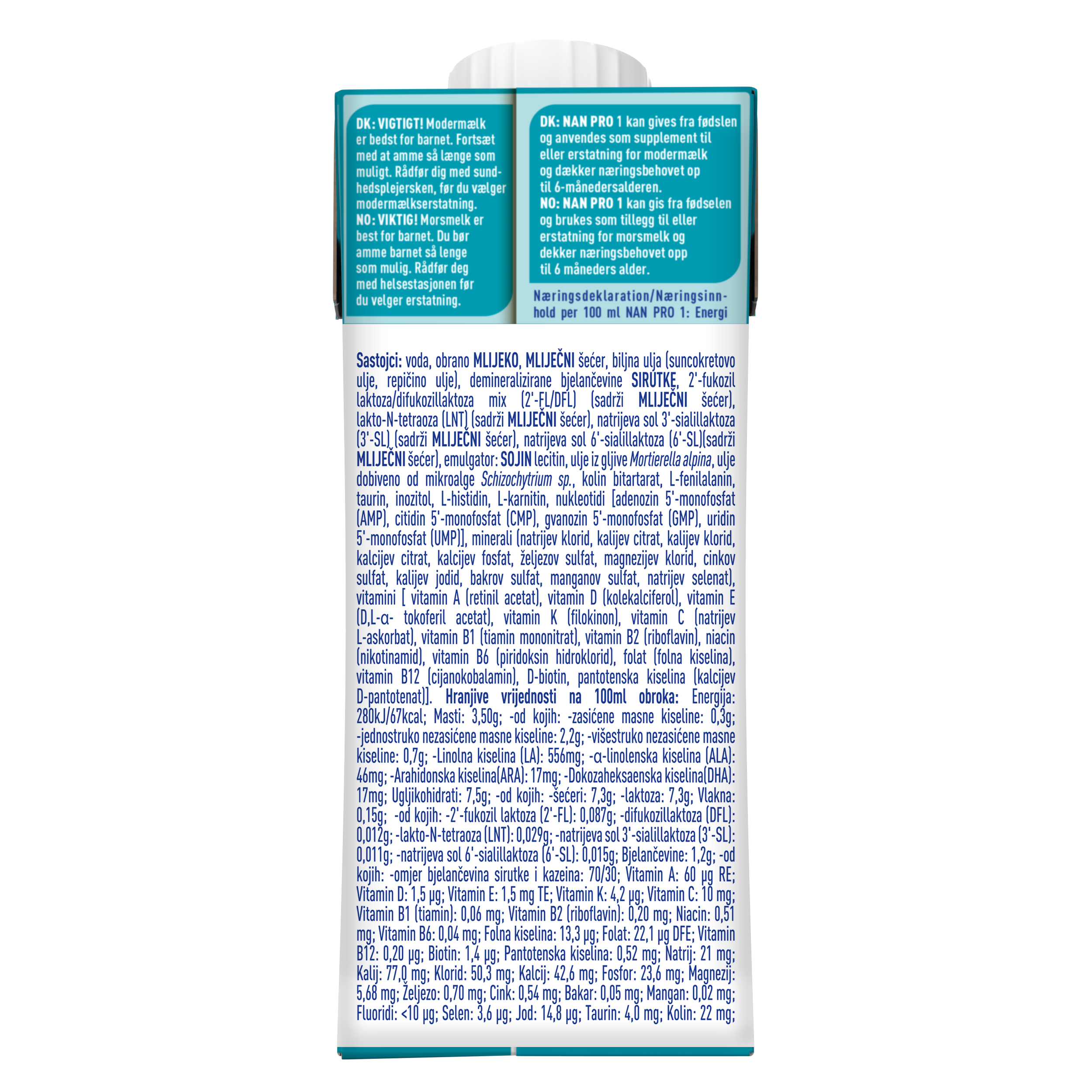 Nestlé NAN OPTIPRO® 1 5HM-O, Početna mliječna hrana za dojenčad