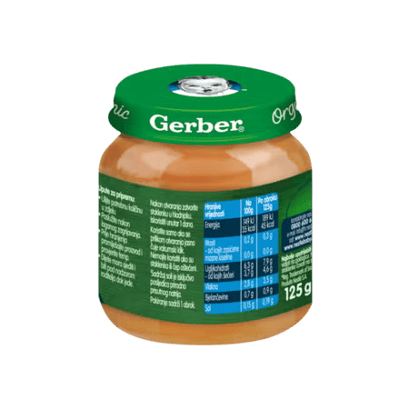 Gerber povrtna kašica za bebe i malu djecu s mrkvom i slatkim krumpirom,125g