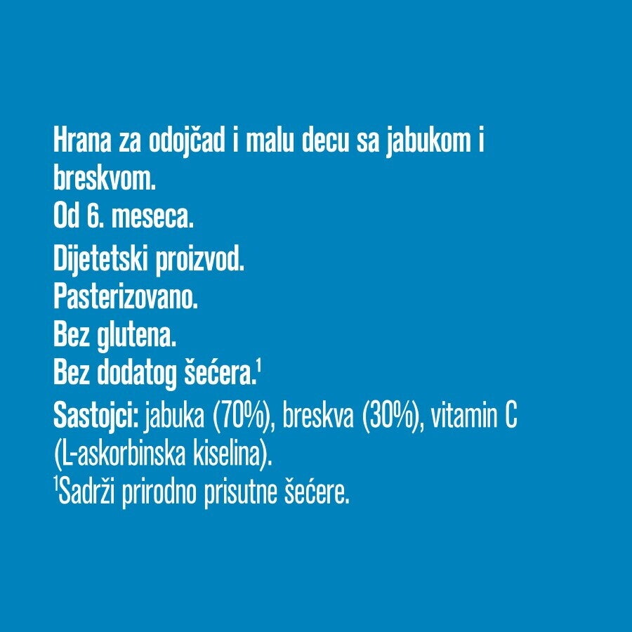 Gerber hrana za odojčad i malu decu sa jabukom breskvom
