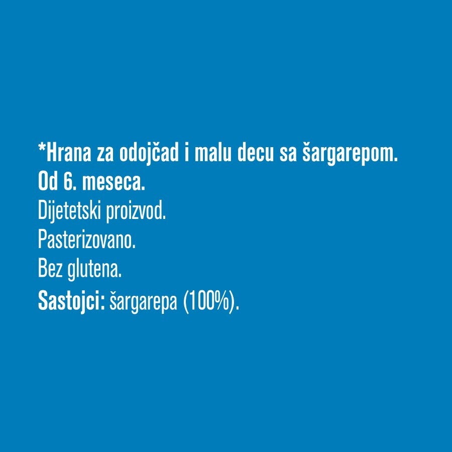 Gerber hrana za odojčad i malu decu sa šargarepom