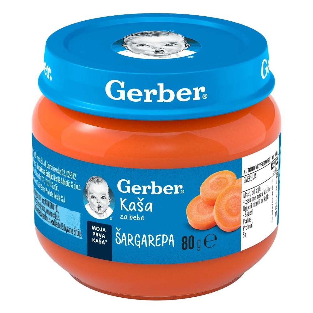 Gerber hrana za odojčad i malu decu sa šargarepom