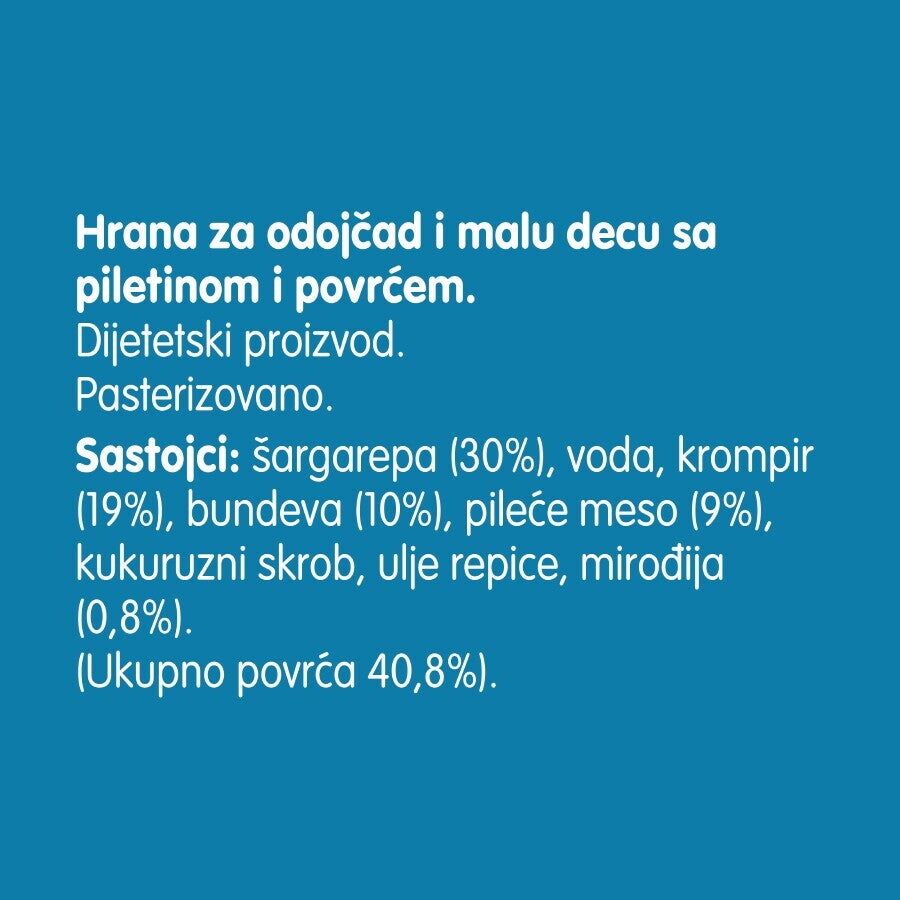 Gerber hrana za odojčad i malu decu sa piletinom i povrćem