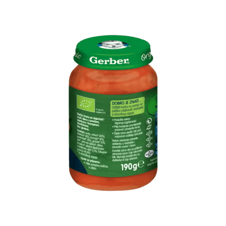 Gerber kašica za bebe i malu djecu s povrćem, teletinom i krumpirom, od 6 mjeseci, 190g