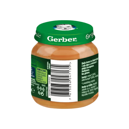 Gerber povrtna kašica za bebe i malu djecu s mrkvom i slatkim krumpirom,125g
