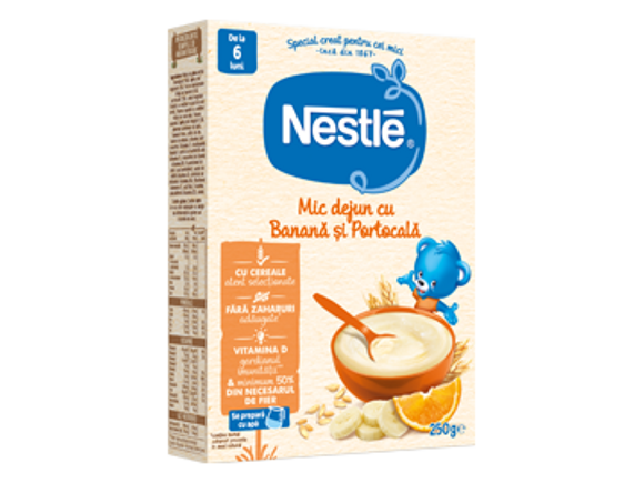 Nestlé žitno mliječne pahuljice banana i naranča 250g