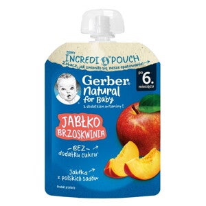 Gerber hrana za odojčad i malu decu sa jabukom breskvom Gerber hrana za odojčad i malu decu sa jabukom breskvom