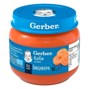 Gerber hrana za odojčad i malu decu sa šargarepom Gerber hrana za odojčad i malu decu sa šargarepom