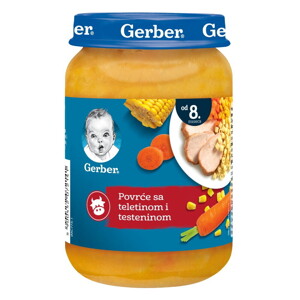 Gerber hrana za odojčad i malu decu sa povrćem, teletinom i testeninom Gerber hrana za odojčad i malu decu sa povrćem, teletinom i testeninom