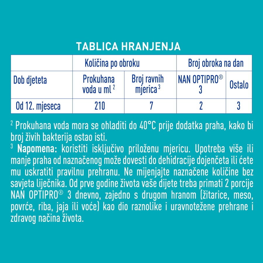 Nestlé NAN® OPTIPRO® 3 HMO®, 800g, od 1. do 2. godine