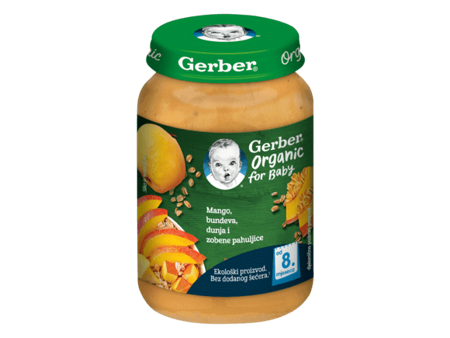 Gerber kašica za bebe s mangom, bundevom, dunjom i zobenim pahuljicama_fop Gerber kašica za bebe s mangom, bundevom, dunjom i zobenim pahuljicama_fop