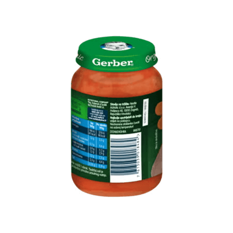 Gerber kašica za bebe i malu djecu s povrćem, teletinom i krumpirom, od 6 mjeseci, 190g
