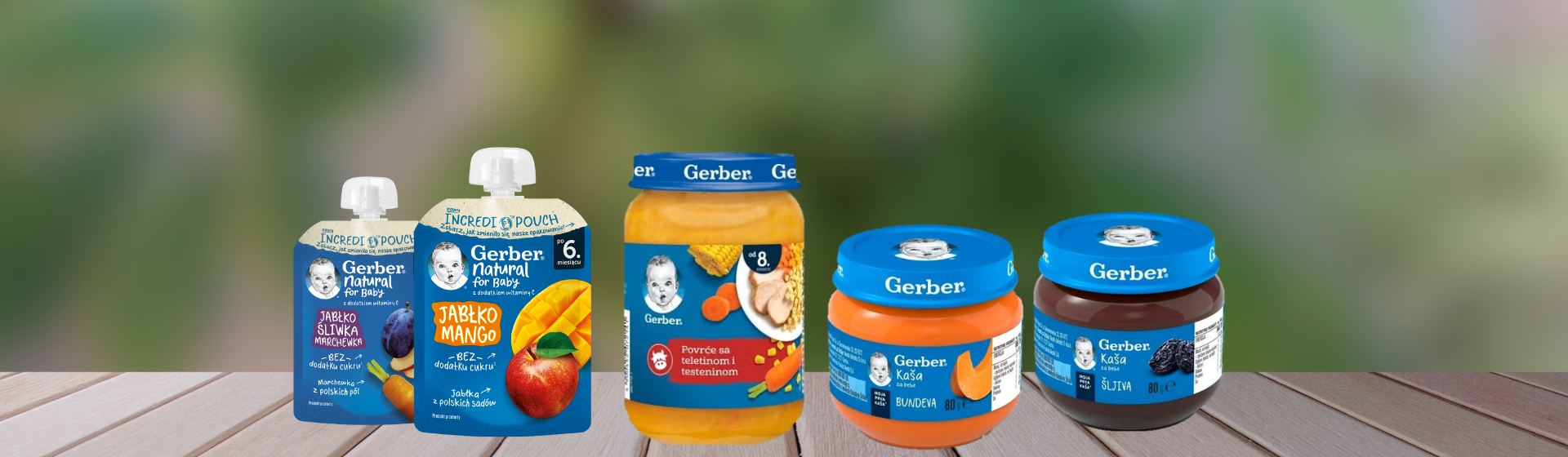 Gerber Natural – Hrana za bebe od 6 meseci nadalje