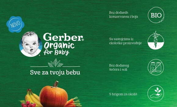 Gerber Organic for Baby Benefits Gerber Organic for Baby Benefits