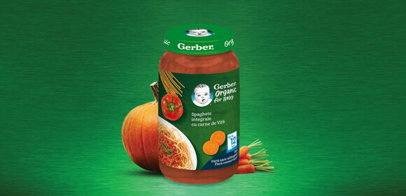 Gerber® Organic dječje kašice u teglicama​