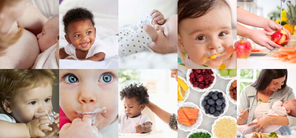 Mrežna slika bebe i mame kako jedu zdravo