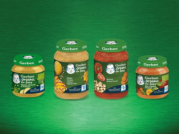 Gerber® Organic  dječje kašice u teglicama