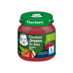 Gerber voćna kašica za bebe i malu djecu s jabukom i ciklom, od 6 mjeseci, 125g