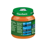 Gerber voćna kašica za bebe i malu djecu s jabukom, breskvom i marelicom, od 4 mjeseci, 125g