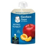 GERBER® Natural pire od jabuke i marelice, 150 g