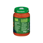 Gerber Kašica za bebe i malu djecu s povrćem i puretinom u umaku od rajčice, od 6 mjeseci, 190g